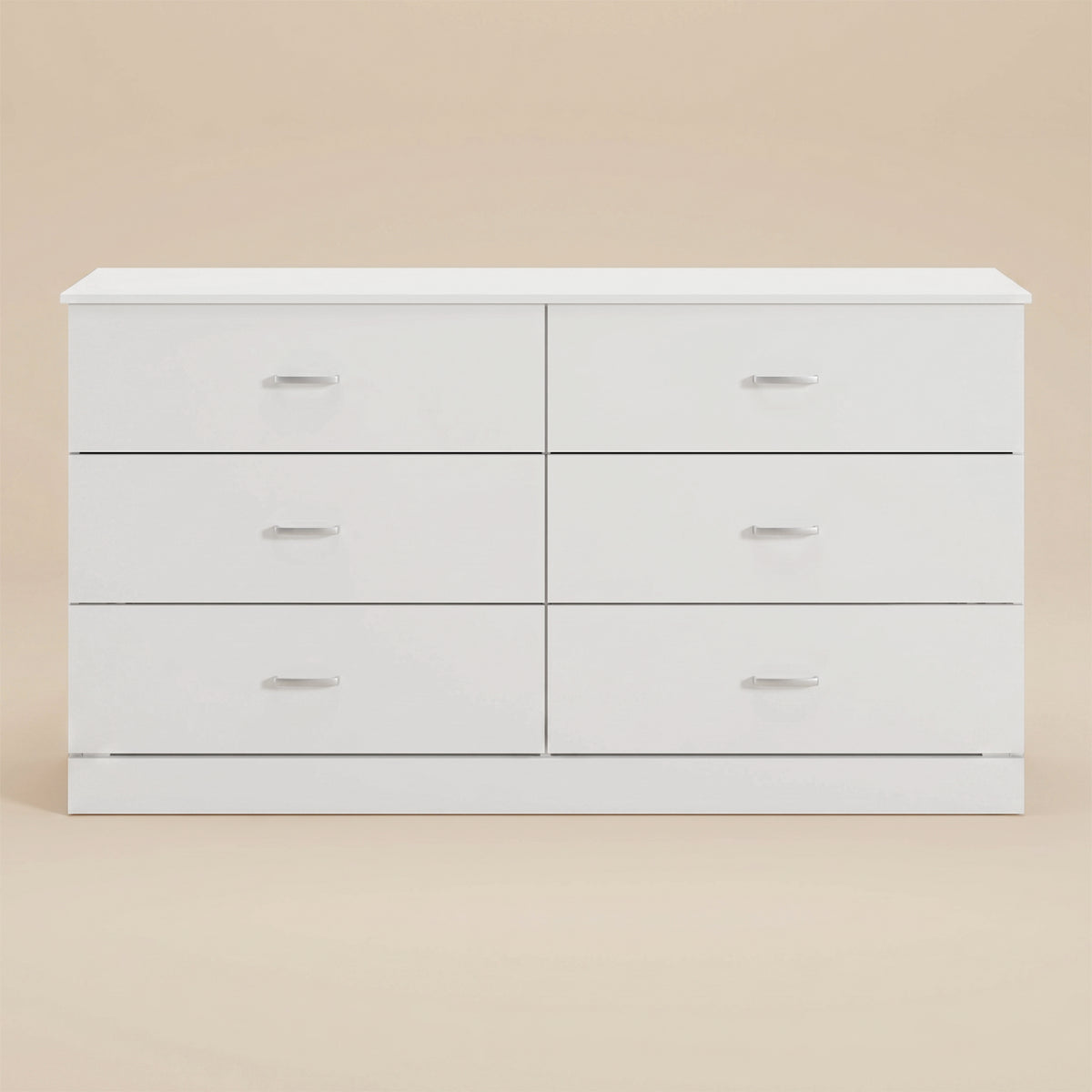 GALANO 6-Drawer Double Dresser with Interlocking Drawers, 59-Inch