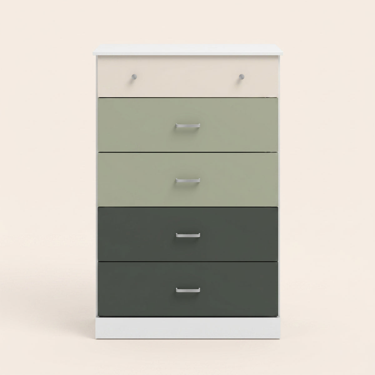 GALANO Modern 5-Drawer Chest with Interlocking Drawers, 31.3", 1-Piece