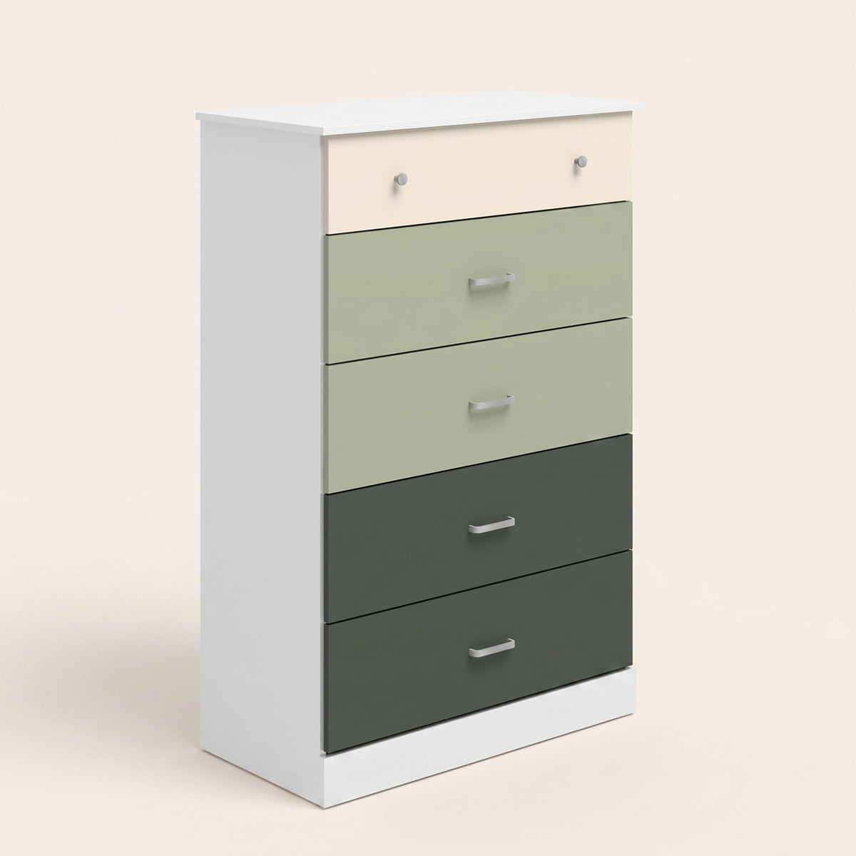 GALANO Modern 5-Drawer Chest with Interlocking Drawers, 31.3", 1-Piece