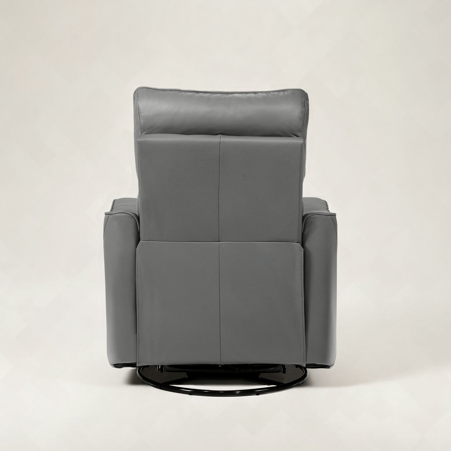 GALANO Genuine Leather Power Swivel Glider Recliner, 31.7 in, 1 Chair