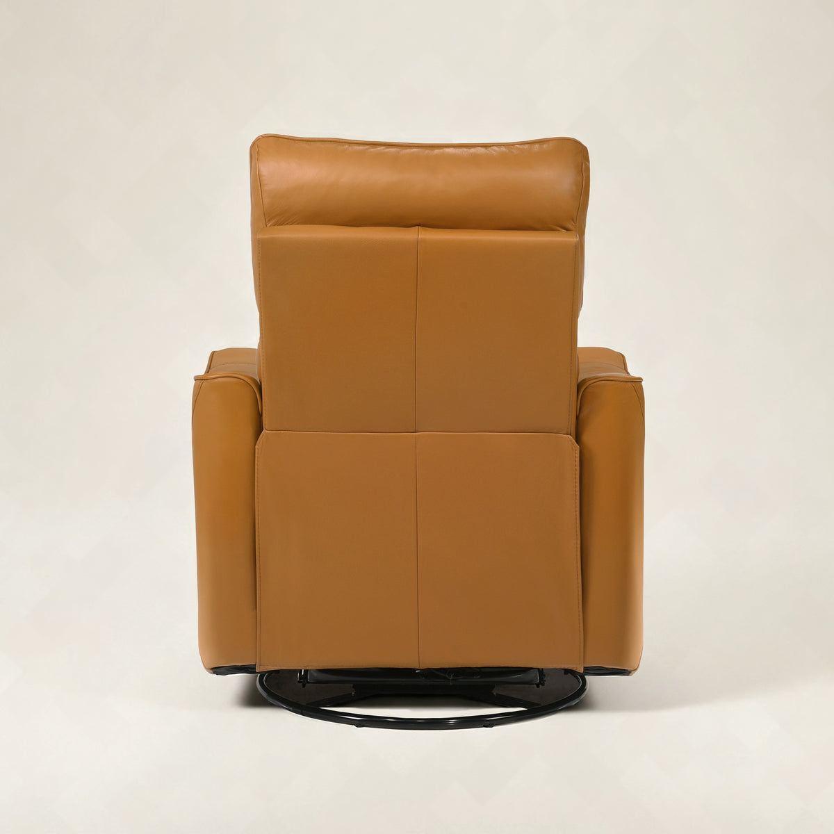 GALANO Genuine Leather Power Swivel Glider Recliner, 31.7 in, 1 Chair
