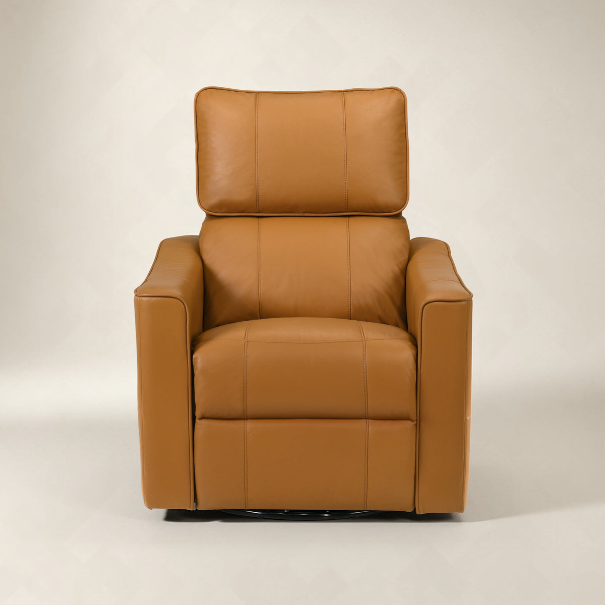 GALANO Genuine Leather Power Swivel Glider Recliner, 31.7 in, 1 Chair