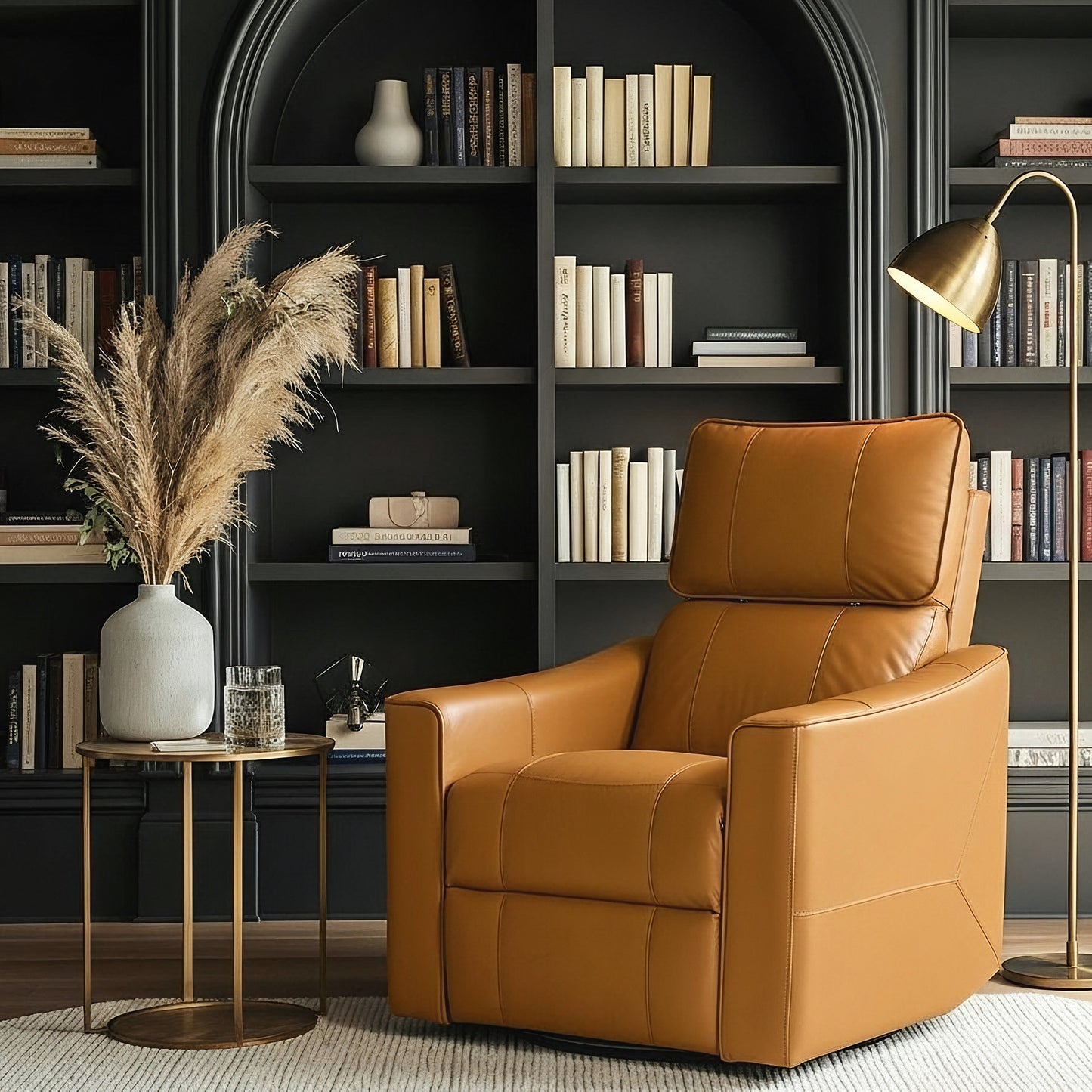 Galano Leather Power Recliner 36.7" W x 36.22" D x 40" H