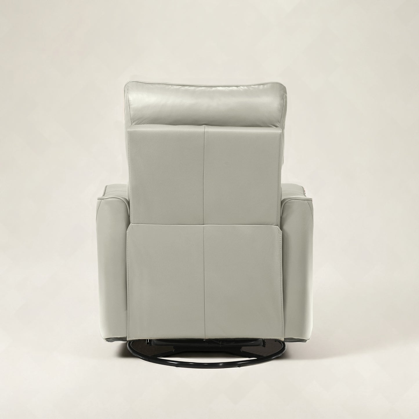 GALANO Genuine Leather Power Swivel Glider Recliner, 31.7 in, 1 Chair