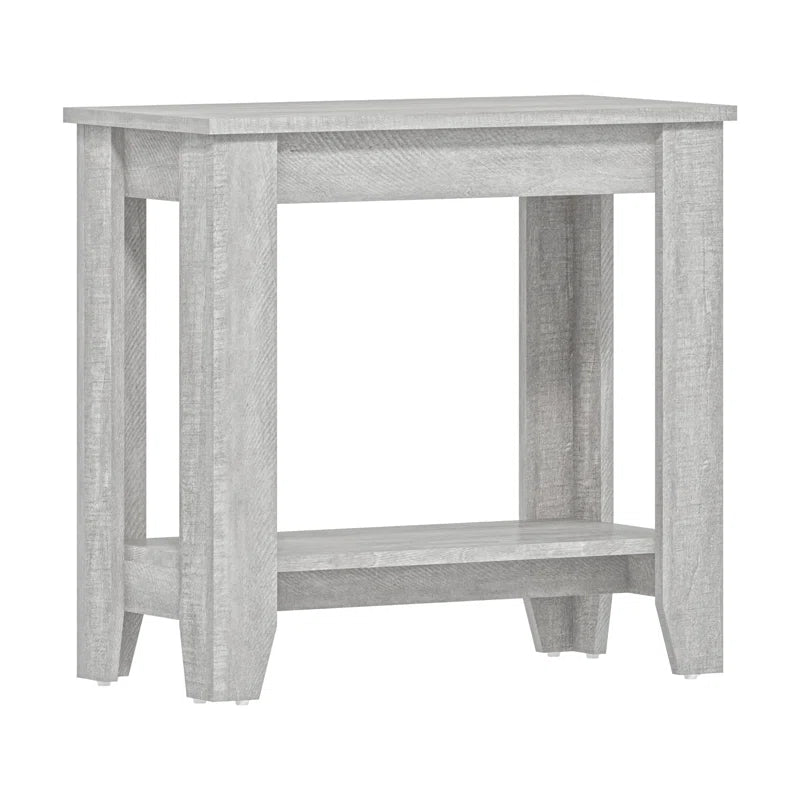 Galano End Table with Drawer and Storage Shelf 23.4" W × 11.7" D × 22" H