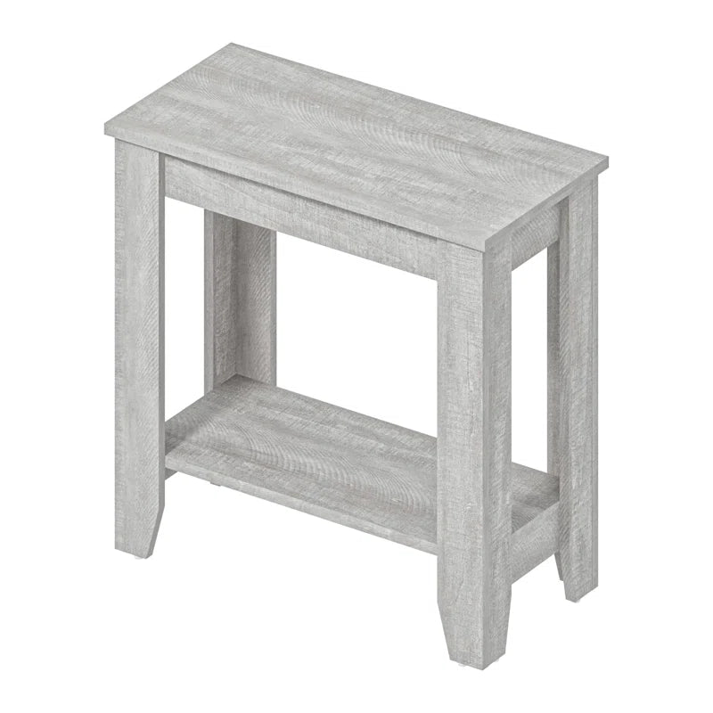 Galano End Table with Drawer and Storage Shelf 23.4" W × 11.7" D × 22" H