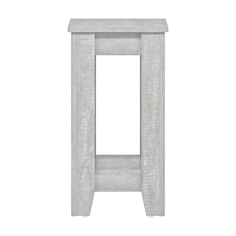 Galano End Table with Drawer and Storage Shelf 23.4" W × 11.7" D × 22" H