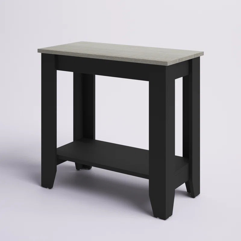 Galano End Table with Drawer and Storage Shelf 23.4" W × 11.7" D × 22" H