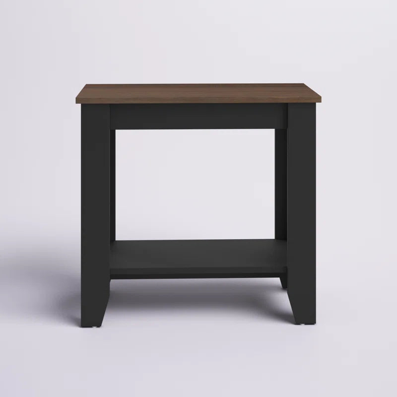 Galano End Table with Drawer and Storage Shelf 23.4" W × 11.7" D × 22" H