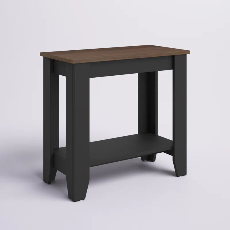 Galano End Table with Drawer and Storage Shelf 23.4" W × 11.7" D × 22" H