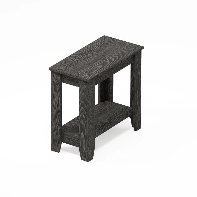 Galano End Table with Drawer and Storage Shelf 23.4" W × 11.7" D × 22" H