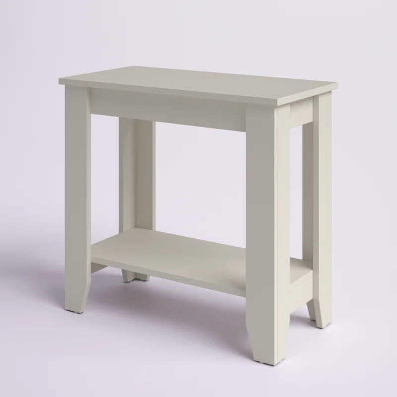 Galano End Table with Drawer and Storage Shelf 23.4" W × 11.7" D × 22" H