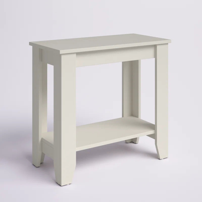 Galano End Table with Drawer and Storage Shelf 23.4" W × 11.7" D × 22" H
