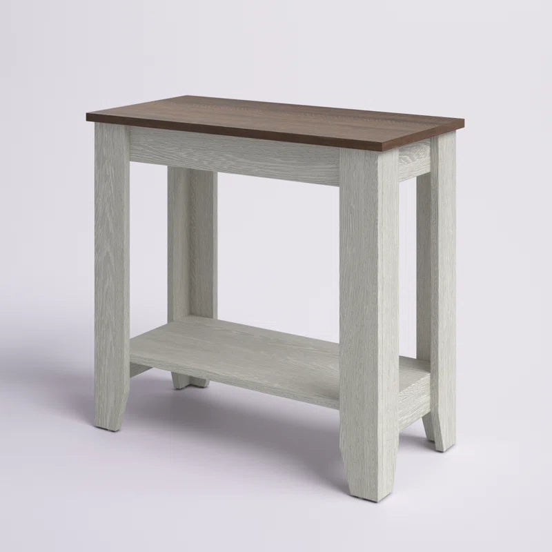 Galano End Table with Drawer and Storage Shelf 23.4" W × 11.7" D × 22" H