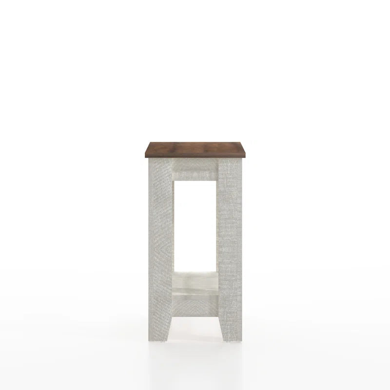 Galano End Table with Drawer and Storage Shelf 23.4" W × 11.7" D × 22" H