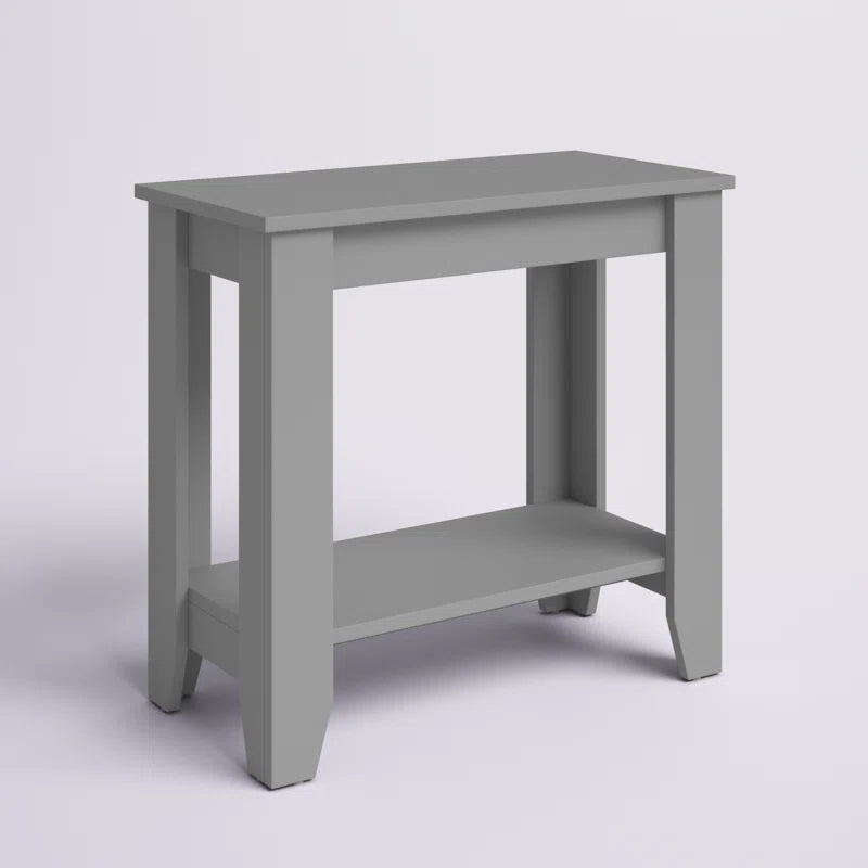 Galano End Table with Drawer and Storage Shelf 23.4" W × 11.7" D × 22" H