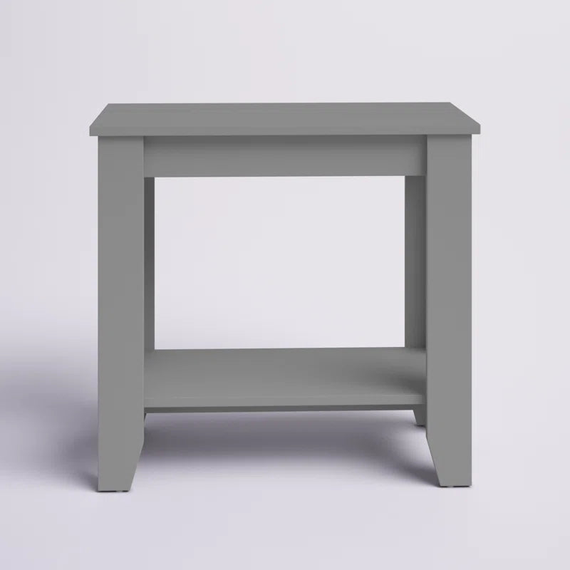 Galano End Table with Drawer and Storage Shelf 23.4" W × 11.7" D × 22" H