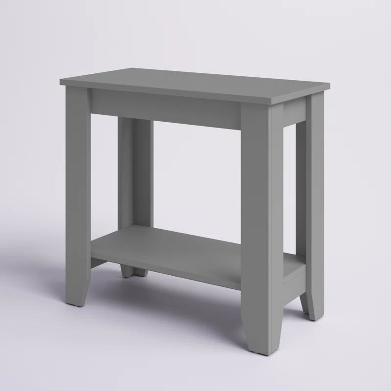 Galano End Table with Drawer and Storage Shelf 23.4" W × 11.7" D × 22" H