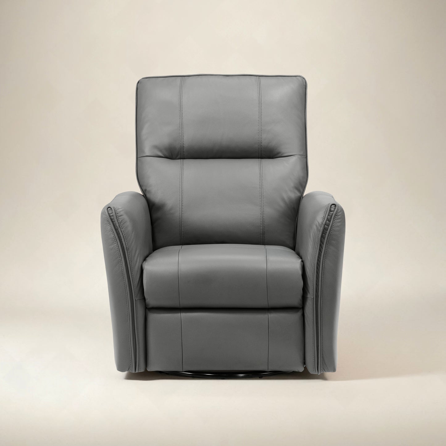 GALANO Genuine Leather Power Swivel Glider Recliner, 31.5 in,  1 Chair