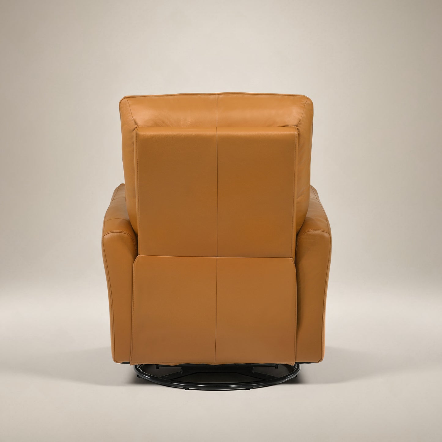 GALANO Genuine Leather Power Swivel Glider Recliner, 31.5 in,  1 Chair