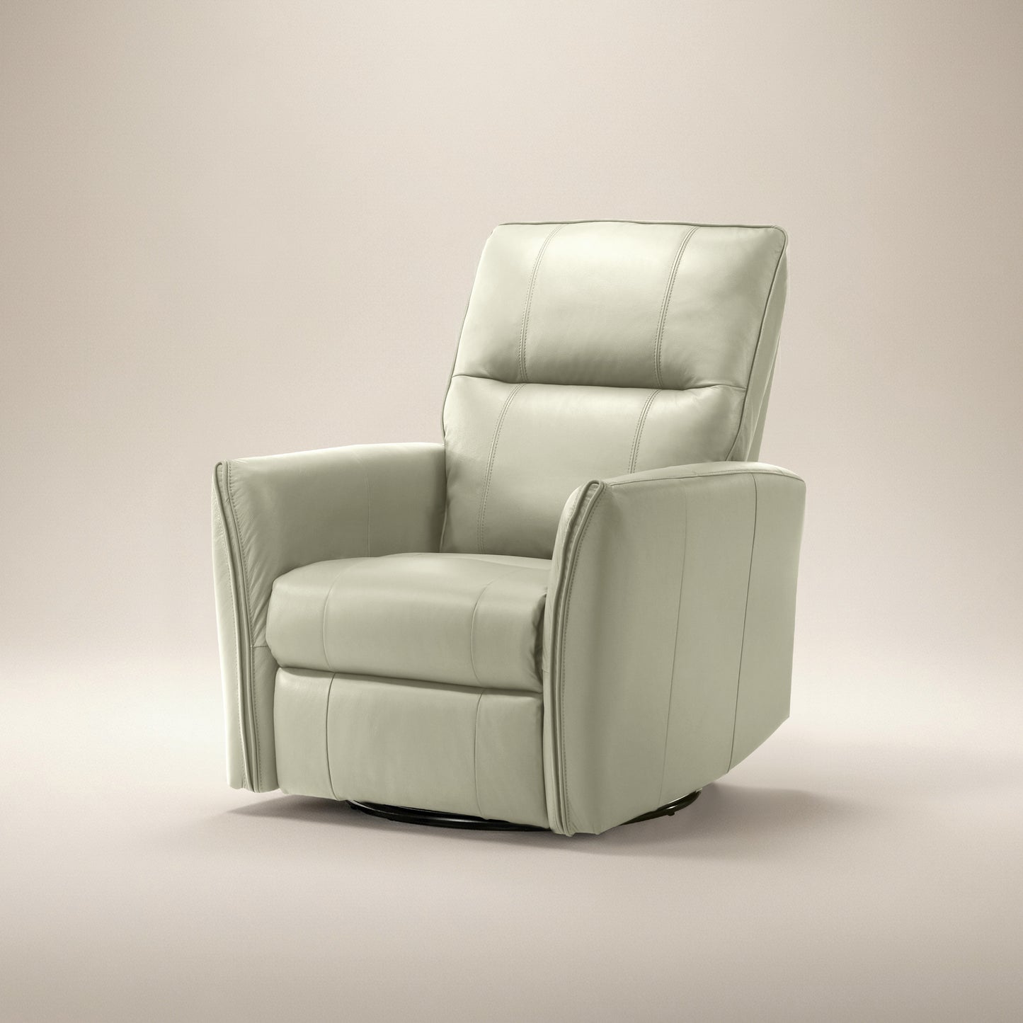 GALANO Genuine Leather Power Swivel Glider Recliner, 31.5 in,  1 Chair