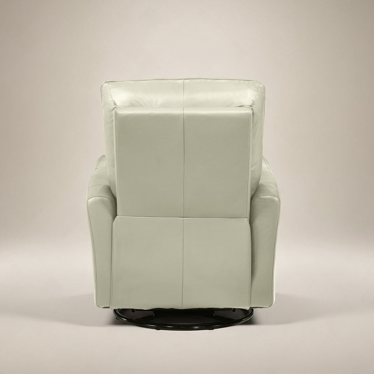 GALANO Genuine Leather Power Swivel Glider Recliner, 31.5 in,  1 Chair