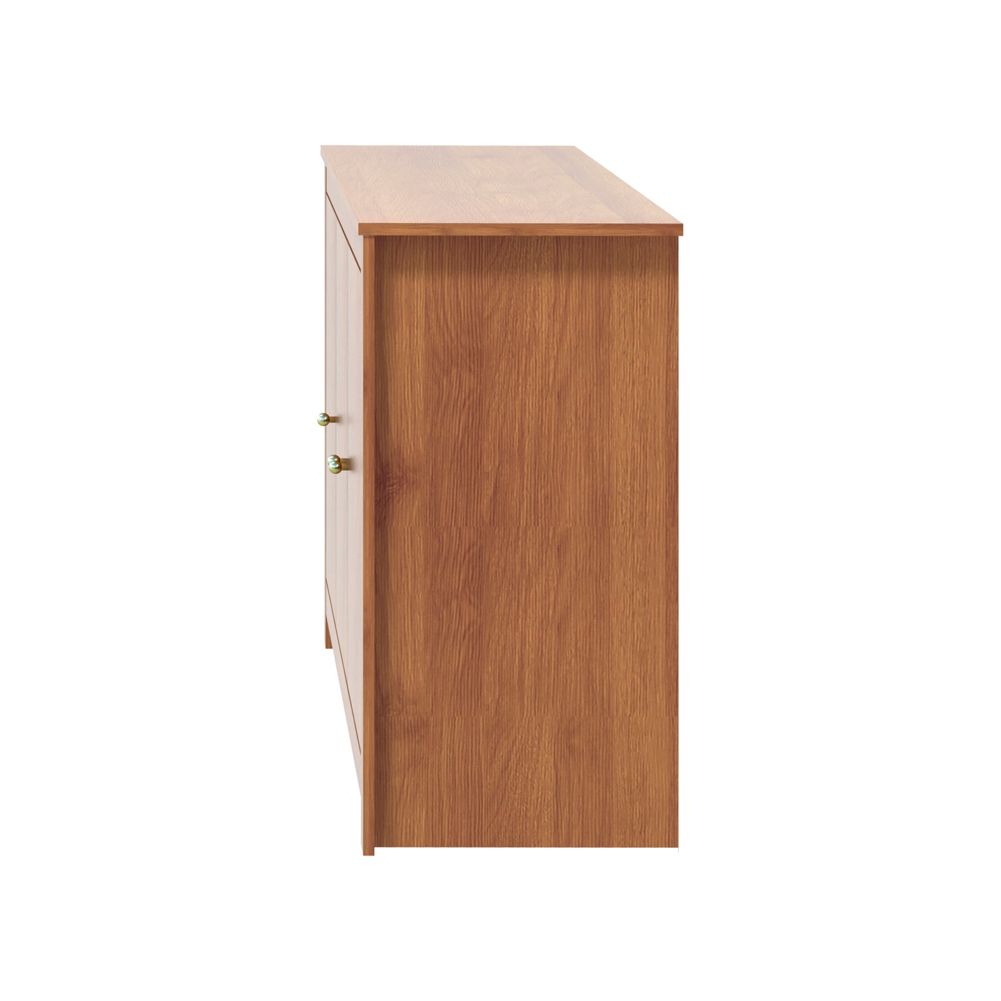 Galano sideboard with chevron-pattern doors 44.3" W × 15.8" D × 30" H