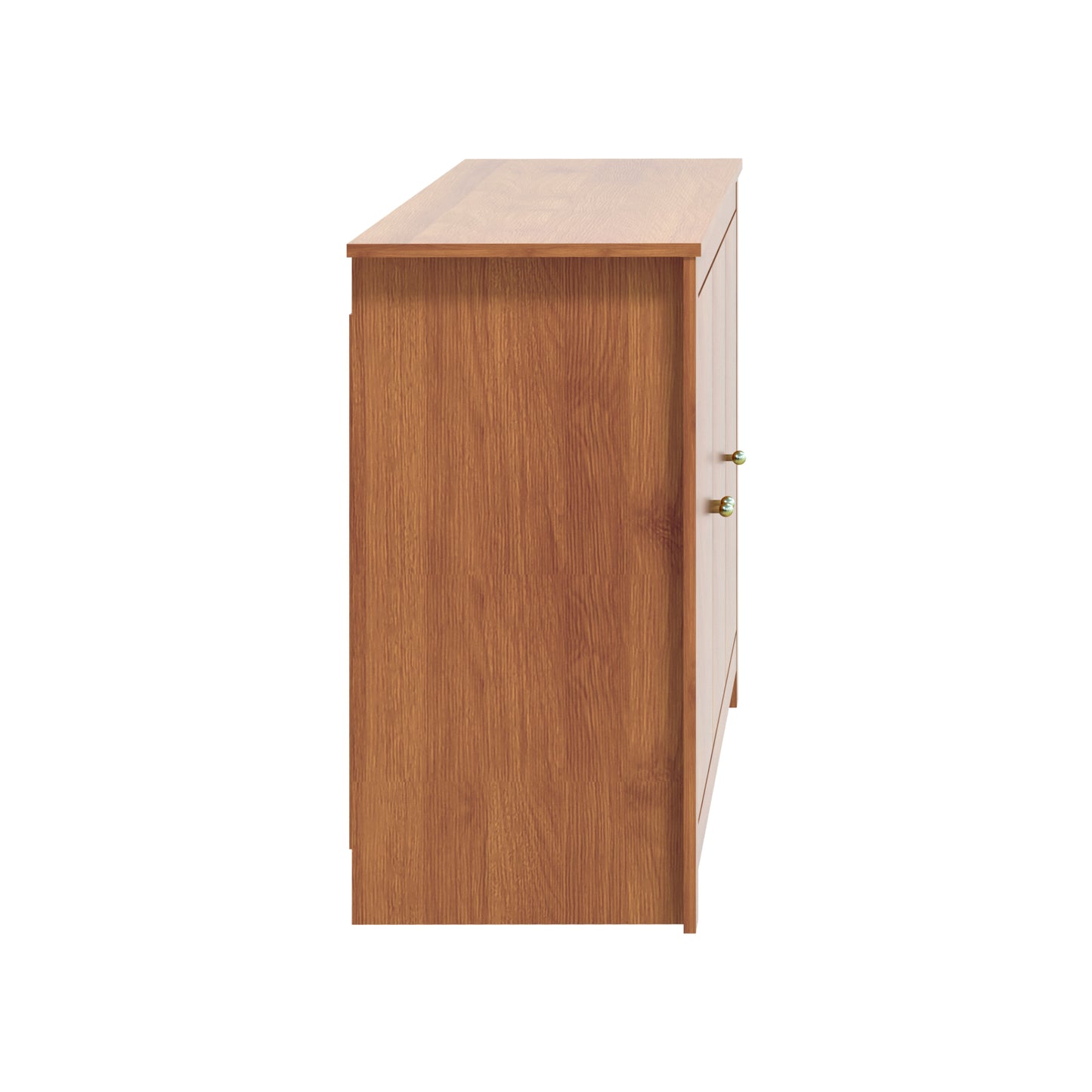 Galano sideboard with chevron-pattern doors 44.3" W × 15.8" D × 30" H